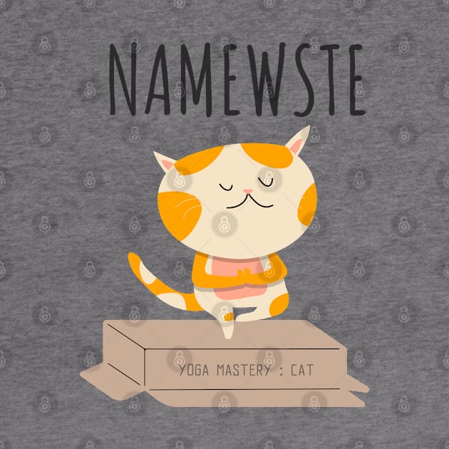 Namewste. Yoga Mastery : Cat by leBoosh-Designs